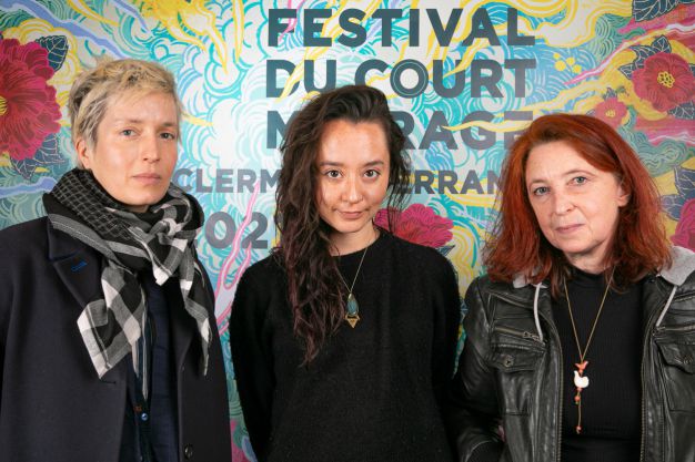 With Jeanne Added & Juanita Onzaga, Jury LABO Clermont Film Festival
